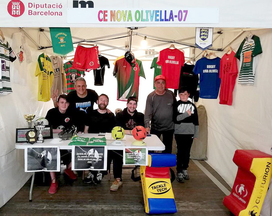 Stand del Rugbi Nova Olivella. Eix