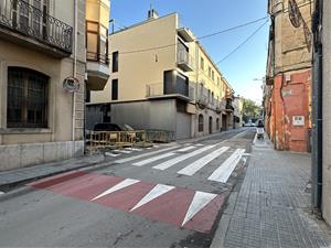 Tall de trànsit a Vilafranca per les obres de reurbanització del c/ Santa Magdalena