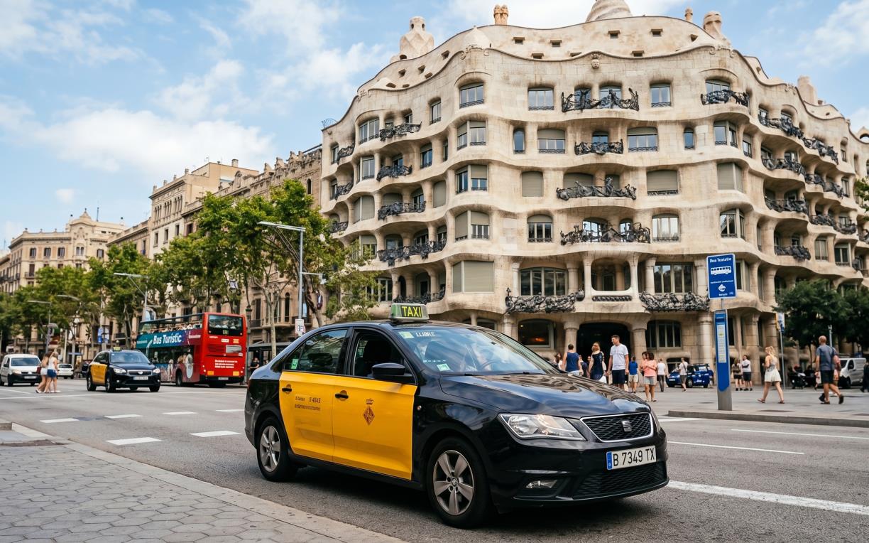 taxi barcelona. Eix