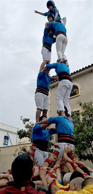 Td6 Castellers del Foix. Eix