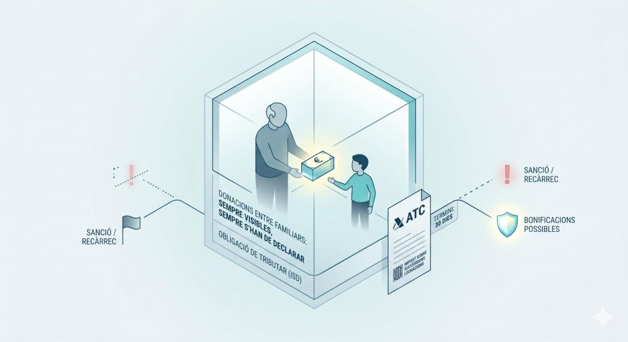 Transferències de diners entre pares i fills. Gemini