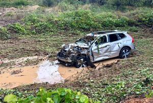 Troben mort el conductor del vehicle arrossegat per una riera a Olivella. ACN
