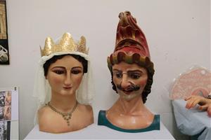 Un estudi apunta que els gegants vells de l'Arboç són les peces festives més antigues de tot Europa. ACN