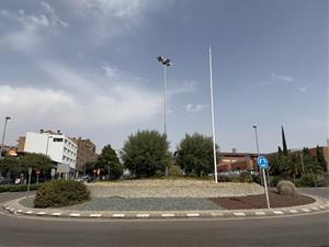 Un jutge confirma l'obligació de l'Ajuntament d'Igualada de retirar l'estelada de la rotonda de davant de l'hospital. ACN