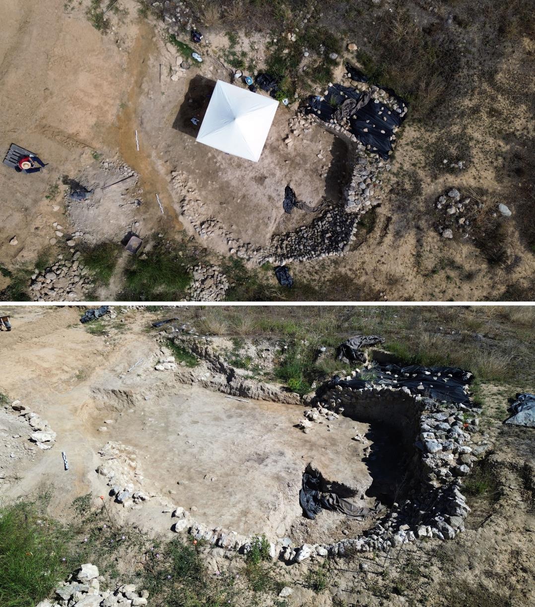 Una excavació a la Font de la Canya podria endarrerir els orígens de la cultura del vi al Penedès. Ajuntament d'Avinyonet