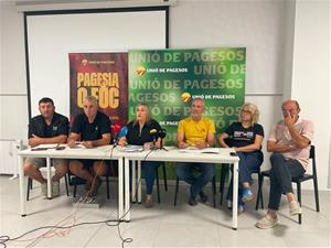 Unió de Pagesos convoca una mobilització a Barcelona contra la falta de solucions a la crisi agrària. Unió de Pagesos