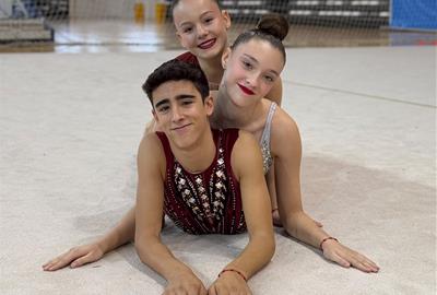 Víctor Sierra, Esther Andreu i Aina Díaz. Eix