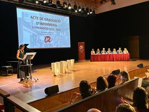 Vilafranca celebra la graduació de la primera promoció d’Infermeria de la URV formada a la ciutat