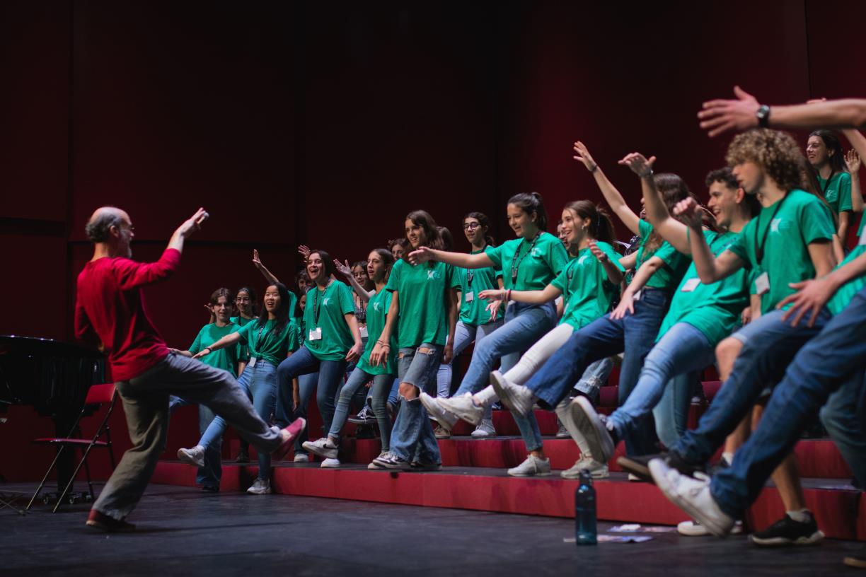 Vilafranca del Penedès acull el Festival de Corals Joves de Catalunya amb prop de 200 cantaires. EIX