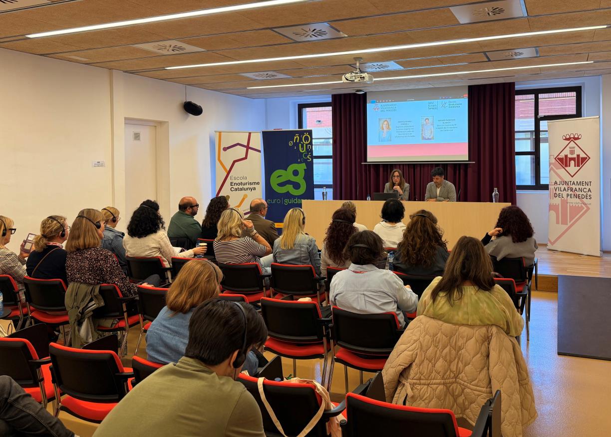 Vilafranca del Penedès acull professionals europeus de l’orientació en el marc del programa Euroguidance. Ajuntament de Vilafranca