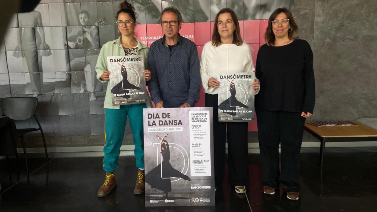 Vilafranca es mou: el Dansòmetre omplirà la ciutat de dansa del 24 al 29 d’abril. Ajuntament de Vilafranca