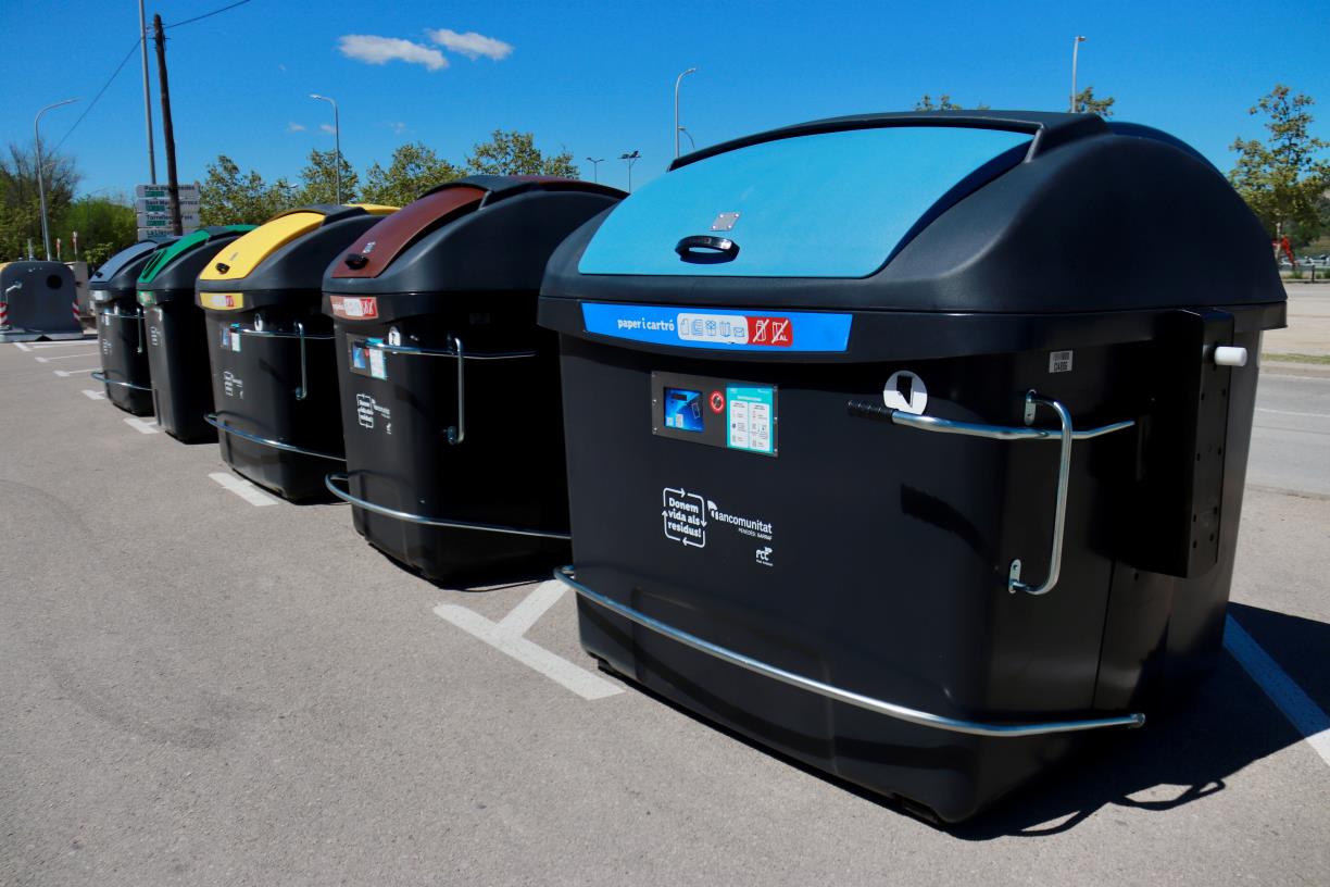 Vilafranca implanta contenidors intel·ligents amb l’objectiu d’incrementar un 20% la recollida selectiva el 2030. ACN