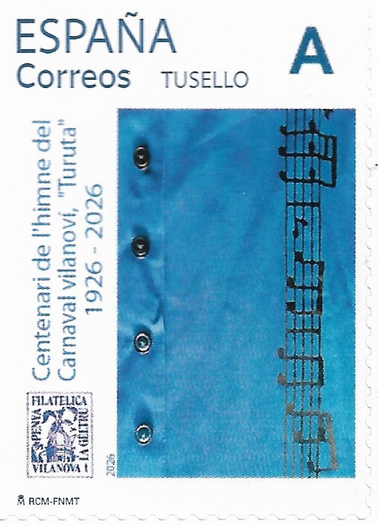 Vilanova i la Geltrú celebra el centenari del Turuta amb un segell commemoratiu. EIX