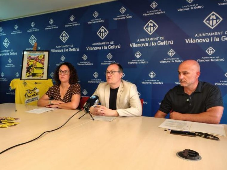 Vilanova i la Geltrú es prepara per viure una jornada històrica amb el pas del Tour de França el 5 de juliol. Ajuntament de Vilanova