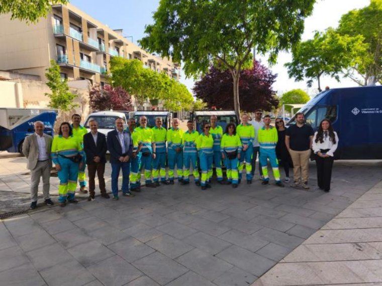 Vilanova i la Geltrú renova la flota de neteja viària amb vehicles més sostenibles i eficients. Ajuntament de Vilanova