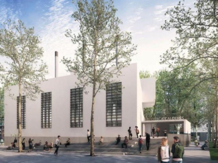 Visites guiades i sessió informativa sobre el projecte de rehabilitació de l'edifici de Les Calderes. Ajuntament de Vilanova