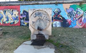 Zona de l'inici de la via verda . Eix
