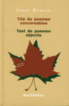 Portada del llibre Tria de poemes conversables ; Tast de poemes objecte