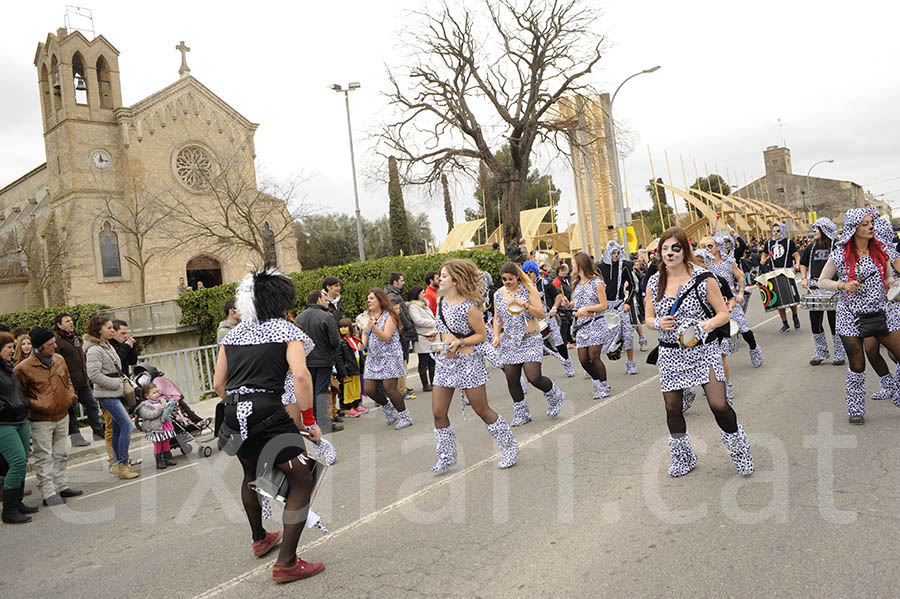 Rua del carnaval de Santa Margarida i els Monjos 2015. Rua del Carnaval de Santa Margarida i els Monjos 2015