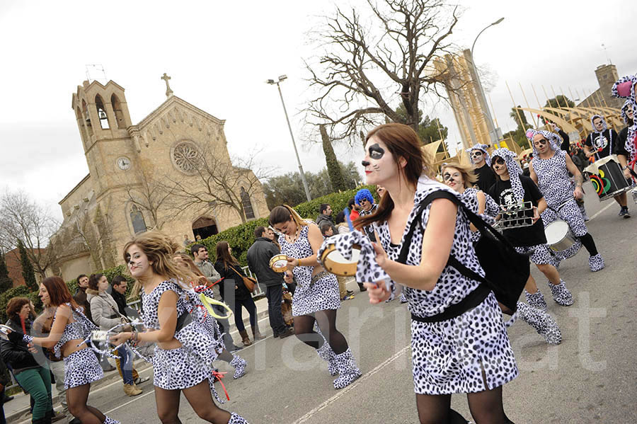 Rua del carnaval de Santa Margarida i els Monjos 2015. Rua del Carnaval de Santa Margarida i els Monjos 2015