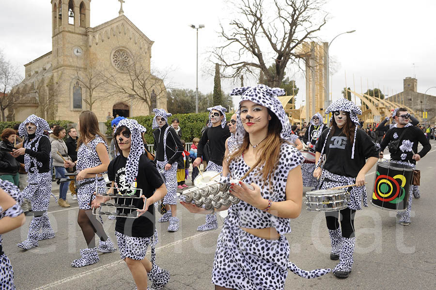 Rua del carnaval de Santa Margarida i els Monjos 2015. Rua del Carnaval de Santa Margarida i els Monjos 2015