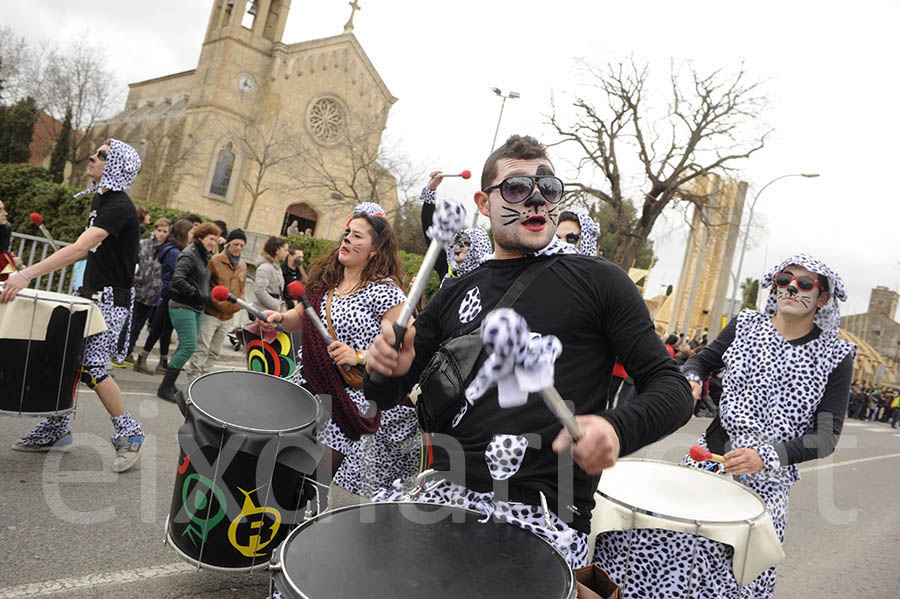 Rua del carnaval de Santa Margarida i els Monjos 2015. Rua del Carnaval de Santa Margarida i els Monjos 2015