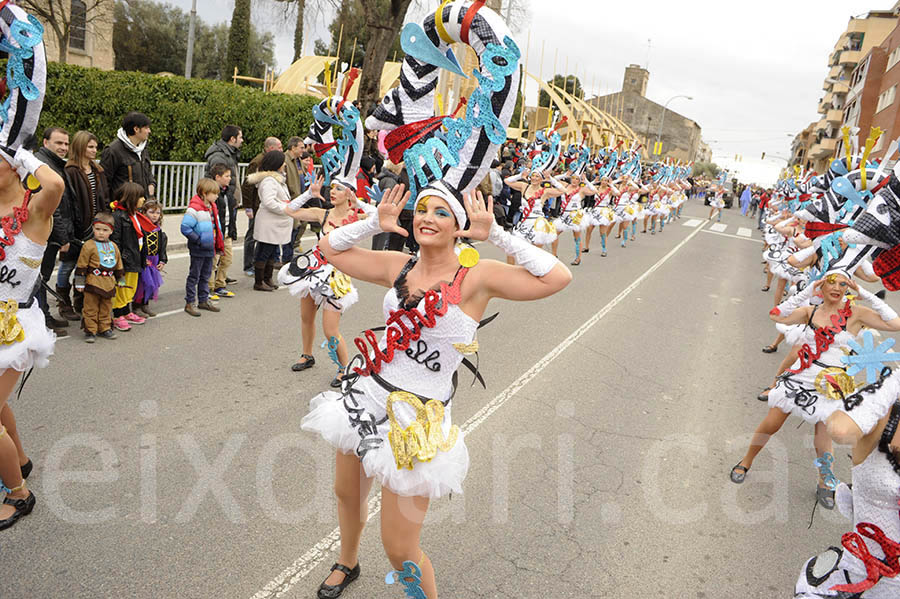 Rua del carnaval de Santa Margarida i els Monjos 2015. Rua del Carnaval de Santa Margarida i els Monjos 2015