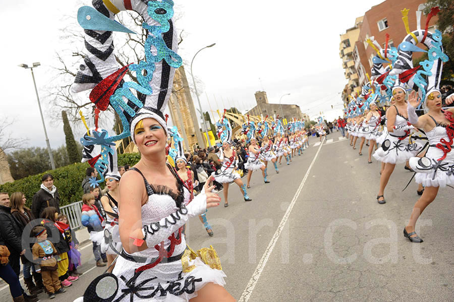 Rua del carnaval de Santa Margarida i els Monjos 2015. Rua del Carnaval de Santa Margarida i els Monjos 2015