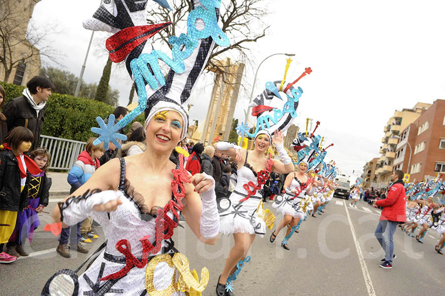 Rua del carnaval de Santa Margarida i els Monjos 2015. Rua del Carnaval de Santa Margarida i els Monjos 2015