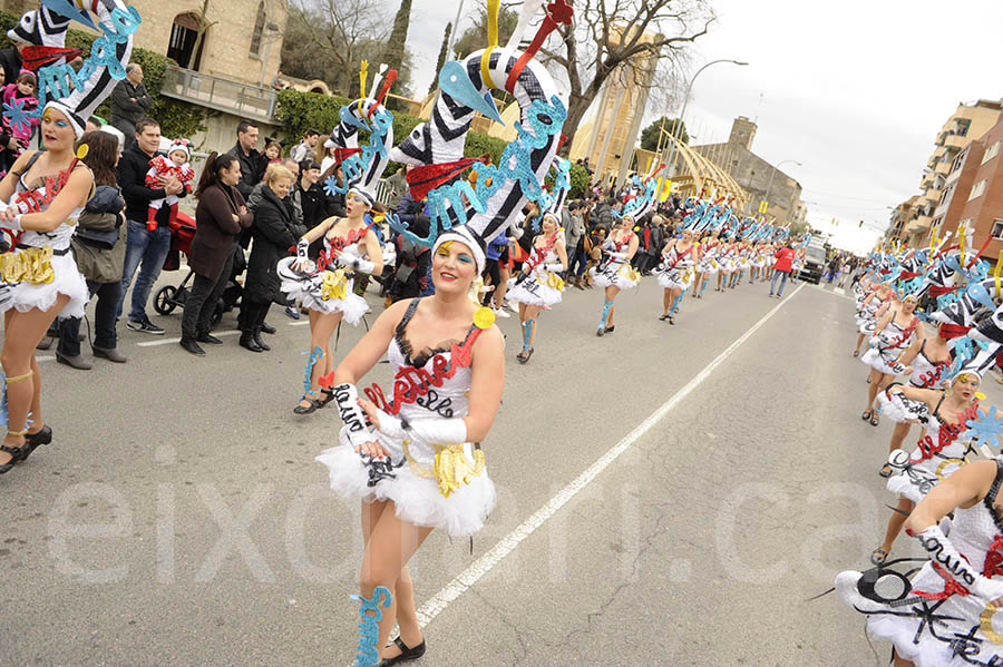 Rua del carnaval de Santa Margarida i els Monjos 2015. Rua del Carnaval de Santa Margarida i els Monjos 2015