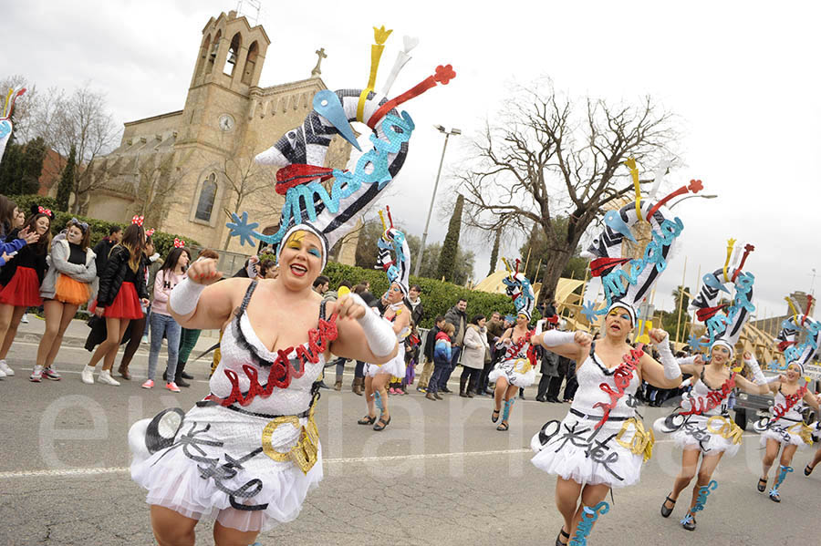 Rua del carnaval de Santa Margarida i els Monjos 2015. Rua del Carnaval de Santa Margarida i els Monjos 2015