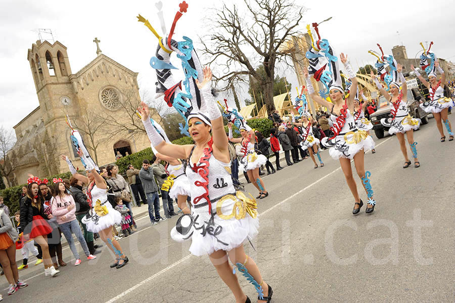 Rua del carnaval de Santa Margarida i els Monjos 2015. Rua del Carnaval de Santa Margarida i els Monjos 2015