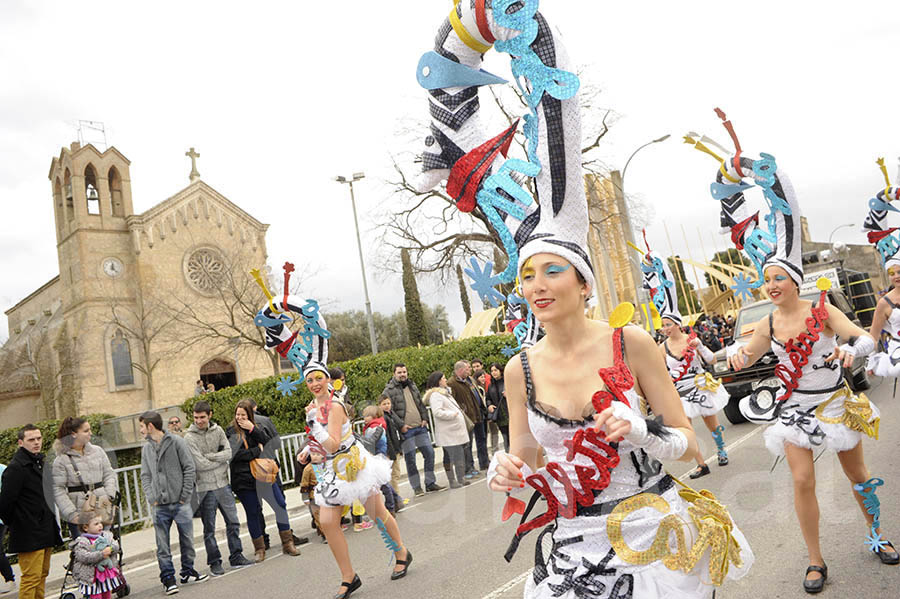 Rua del carnaval de Santa Margarida i els Monjos 2015. Rua del Carnaval de Santa Margarida i els Monjos 2015