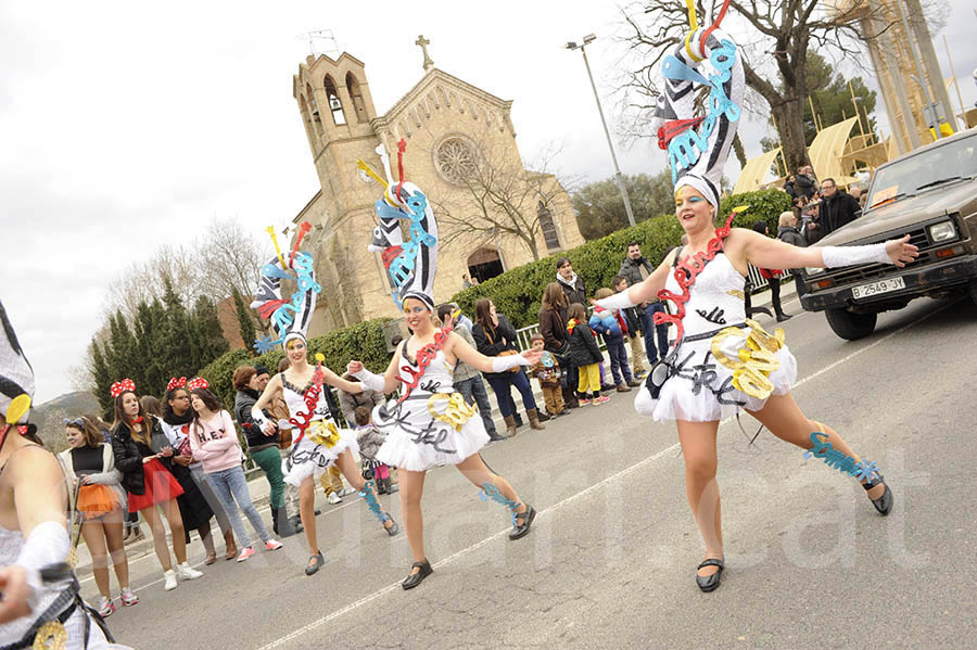 Rua del carnaval de Santa Margarida i els Monjos 2015. Rua del Carnaval de Santa Margarida i els Monjos 2015