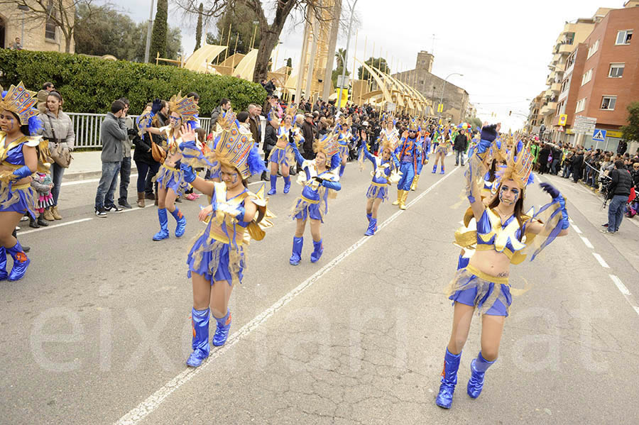 Rua del carnaval de Santa Margarida i els Monjos 2015. Rua del Carnaval de Santa Margarida i els Monjos 2015