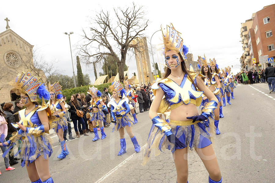 Rua del carnaval de Santa Margarida i els Monjos 2015. Rua del Carnaval de Santa Margarida i els Monjos 2015