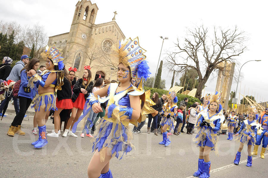 Rua del carnaval de Santa Margarida i els Monjos 2015. Rua del Carnaval de Santa Margarida i els Monjos 2015