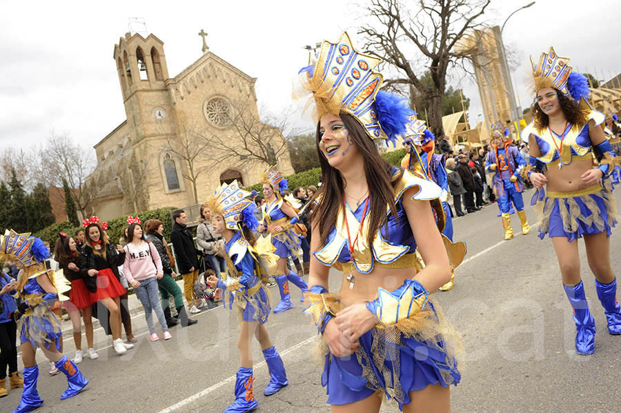 Rua del carnaval de Santa Margarida i els Monjos 2015. Rua del Carnaval de Santa Margarida i els Monjos 2015