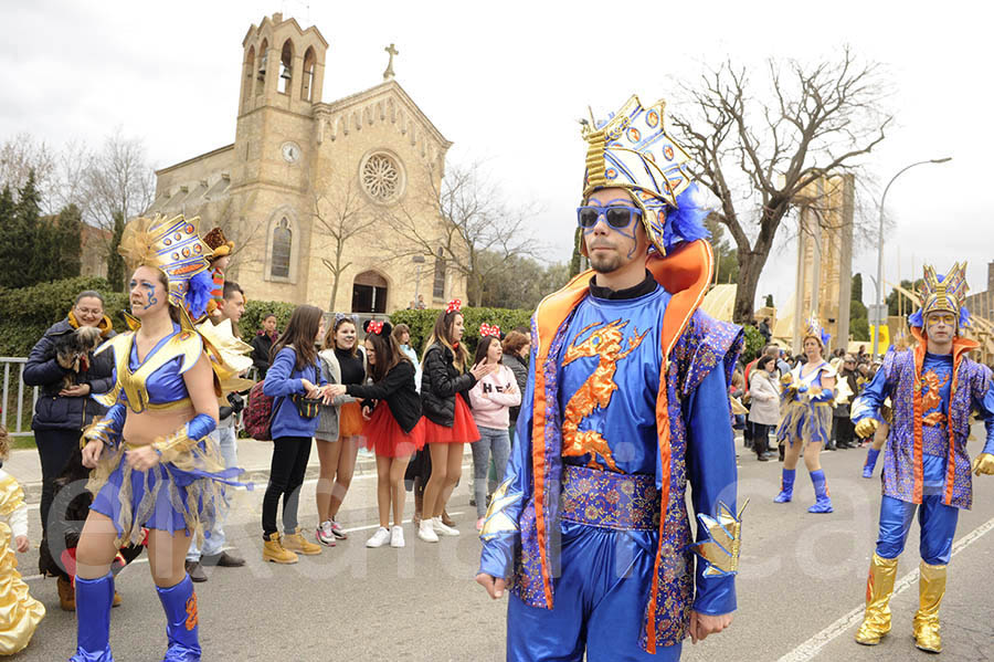 Rua del carnaval de Santa Margarida i els Monjos 2015. Rua del Carnaval de Santa Margarida i els Monjos 2015