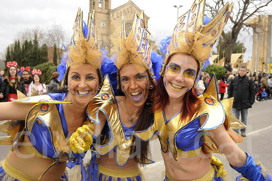 Rua del carnaval de Santa Margarida i els Monjos 2015. Rua del Carnaval de Santa Margarida i els Monjos 2015