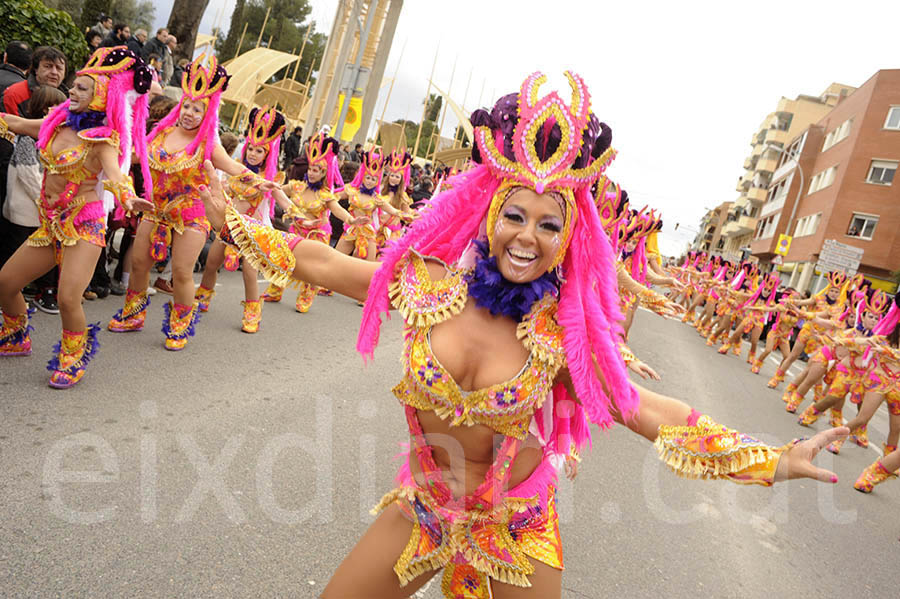 Rua del carnaval de Santa Margarida i els Monjos 2015. Rua del Carnaval de Santa Margarida i els Monjos 2015