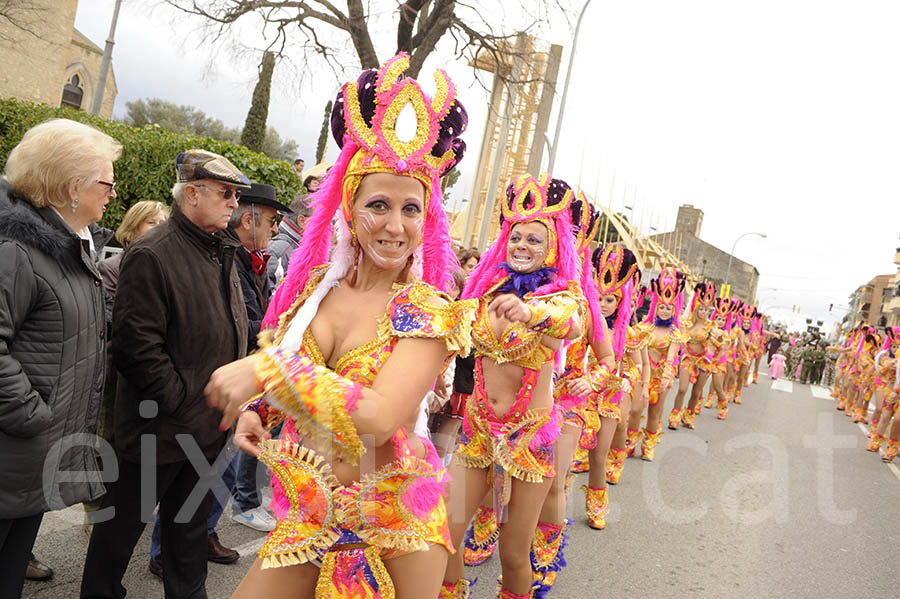 Rua del carnaval de Santa Margarida i els Monjos 2015. Rua del Carnaval de Santa Margarida i els Monjos 2015