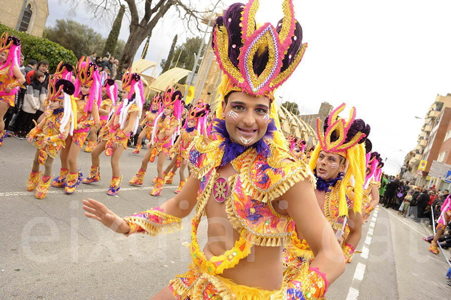 Rua del carnaval de Santa Margarida i els Monjos 2015. Rua del Carnaval de Santa Margarida i els Monjos 2015