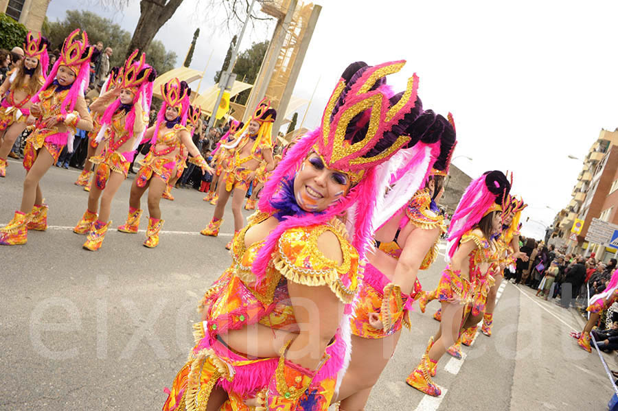 Rua del carnaval de Santa Margarida i els Monjos 2015. Rua del Carnaval de Santa Margarida i els Monjos 2015