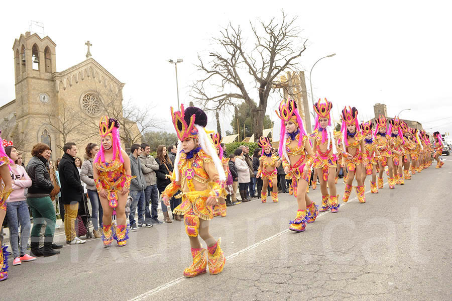 Rua del carnaval de Santa Margarida i els Monjos 2015. Rua del Carnaval de Santa Margarida i els Monjos 2015