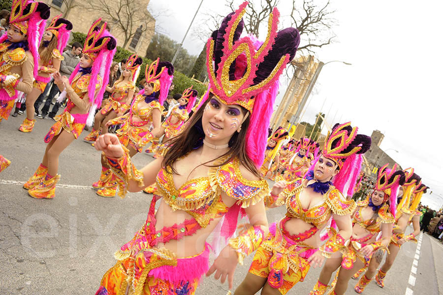 Rua del carnaval de Santa Margarida i els Monjos 2015. Rua del Carnaval de Santa Margarida i els Monjos 2015