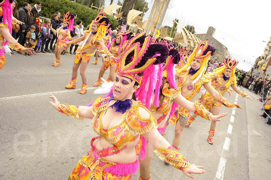 Rua del carnaval de Santa Margarida i els Monjos 2015. Rua del Carnaval de Santa Margarida i els Monjos 2015