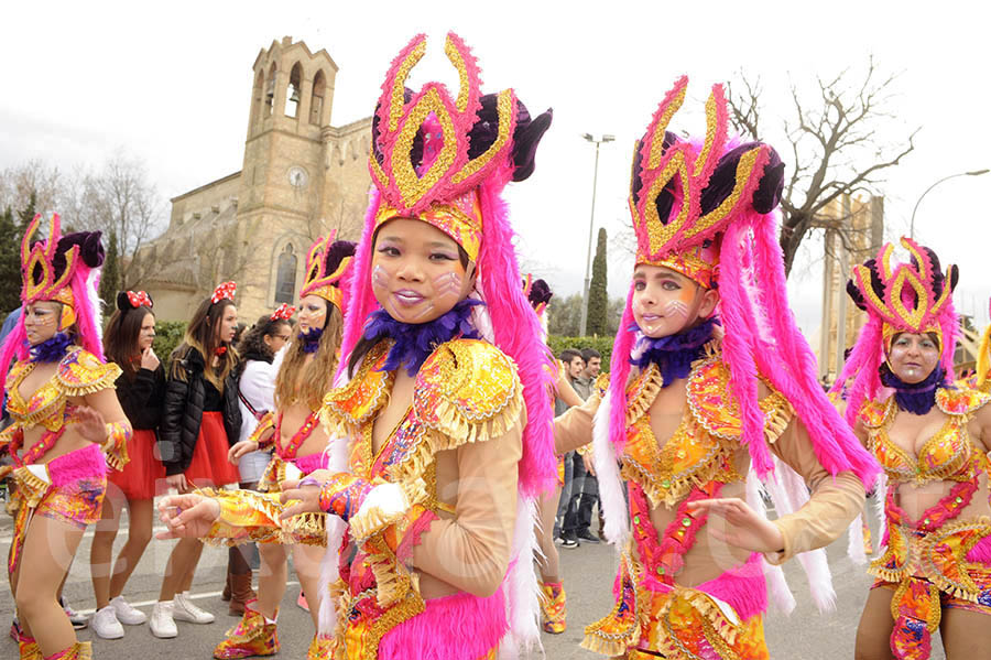 Rua del carnaval de Santa Margarida i els Monjos 2015. Rua del Carnaval de Santa Margarida i els Monjos 2015