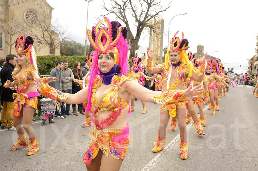 Rua del carnaval de Santa Margarida i els Monjos 2015. Rua del Carnaval de Santa Margarida i els Monjos 2015