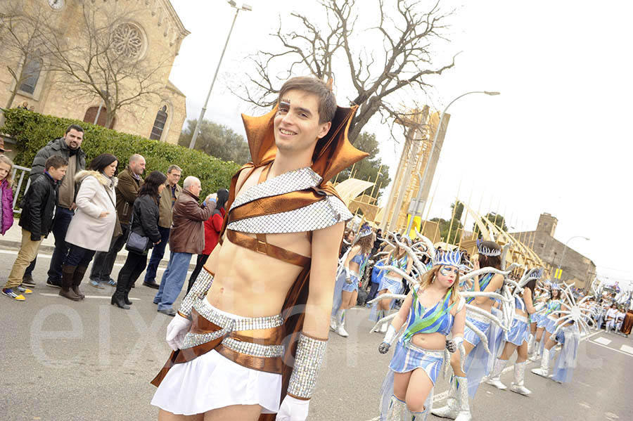 Rua del carnaval de Santa Margarida i els Monjos 2015. Rua del Carnaval de Santa Margarida i els Monjos 2015